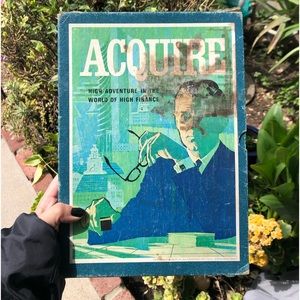 Vintage 1968 AQUIRE 3M Board Game